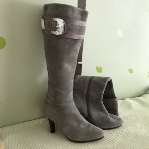 Cole Han Nike air gray boots